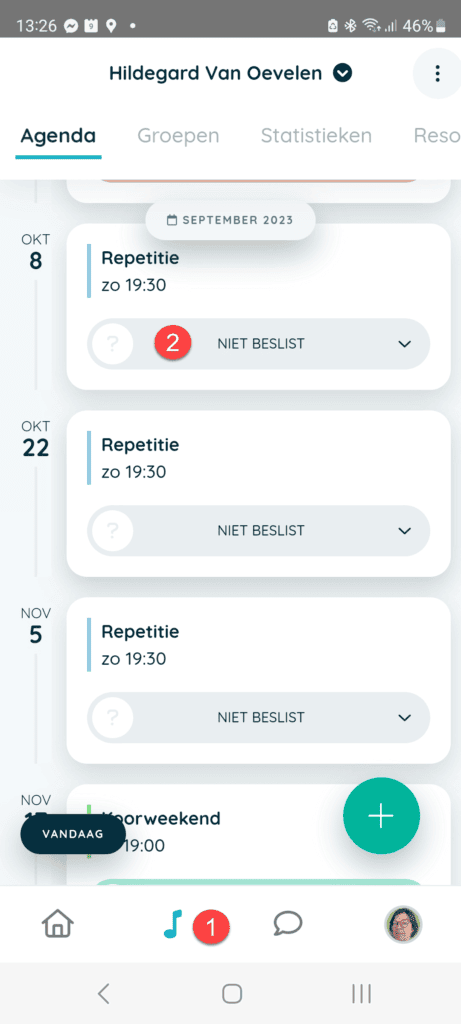 Agenda Twizzit app